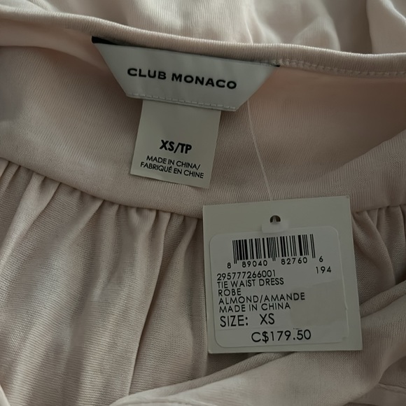 NWT Club Monaco Tie Waist Dress - Picture 3 of 4